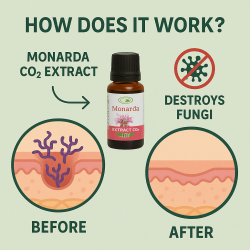 Siberian Monarda Oil – CO₂ Extract | Anti-Fungal, Anti-Acne | Organic & Powerful