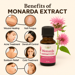 Siberian Monarda Oil – CO₂ Extract | Anti-Fungal, Anti-Acne | Organic & Powerful
