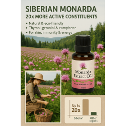 Siberian Monarda CO2 Extract 30ml – Natural Skin, Nail & Scalp Remedy Oil fromUS