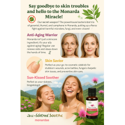 Siberian Monarda CO2 Extract 30ml – Natural Skin, Nail & Scalp Remedy Oil fromUS