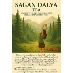 Sagan Dalya Rhododendron Adamsii Herbal Tea 1lb Energy Siberian Natural Organic monardas