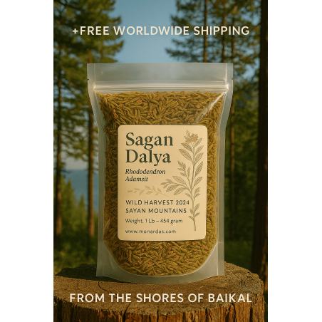 Sagan Dalya Rhododendron Adamsii Herbal Tea 1lb Energy Siberian Natural Organic monardas