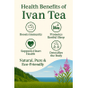 Ivan Tea 2 Lb Bulk – Premium Fermented Herbal Tonic – Caffeine-Free, Natural